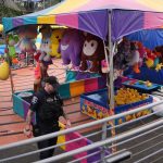 Emergency responders secured Seattle Center after a shooting during the Bite of Seattle festival left two people dead and several others injured (AP Photo/Lindsey Wasson)