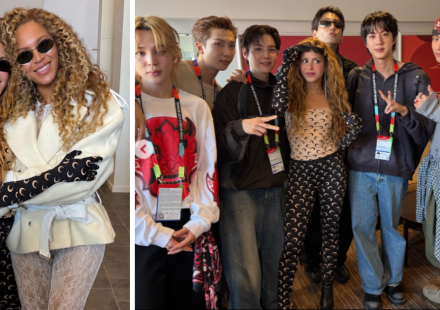 Shakira shared behind the scenes photos with several celebrities after the FIFA World Cup final — (Screengrab/@shakira/Instagram)