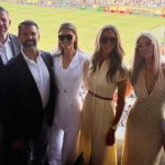 The Trumps' coordinated appearance, coupled with their social media updates from the stadium, added another fashion-focused storyline to one of soccer's biggest occasions (@ivankatrump/Instagram)