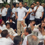 Rahul Gandhi said the protest was to demand accountability for the "brutality" against students.