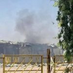 US forces struck a civilian wheat storage facility in Hoveyzeh (@Mario Nawfal/X)