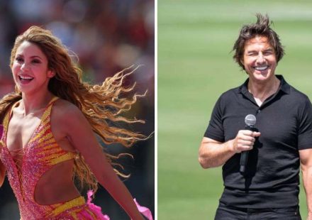 Shakira reignited past dating rumors after sharing a rare photo with Tom Cruise from the FIFA World Cup final, reviving speculation about their bond (Ian MacNicol/Getty Images, Marvin Ibo Guengoer - GES Sportfoto/Getty Images)