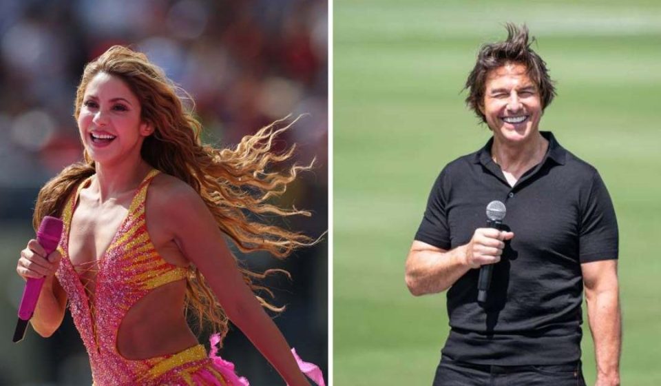 Shakira reignited past dating rumors after sharing a rare photo with Tom Cruise from the FIFA World Cup final, reviving speculation about their bond (Ian MacNicol/Getty Images, Marvin Ibo Guengoer - GES Sportfoto/Getty Images)