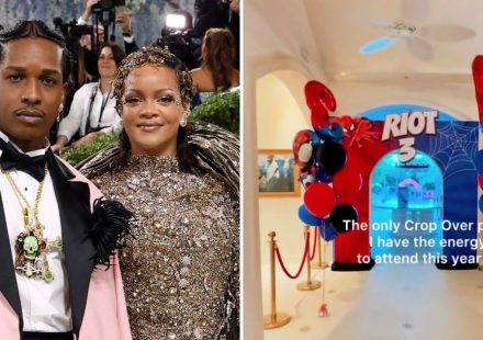 A$AP Rocky and Rihanna organized Spider-Man-themed birthday party to celebrate son Riot's third birthday (Taylor Hill/Getty Images, Nadia King/Instagram)