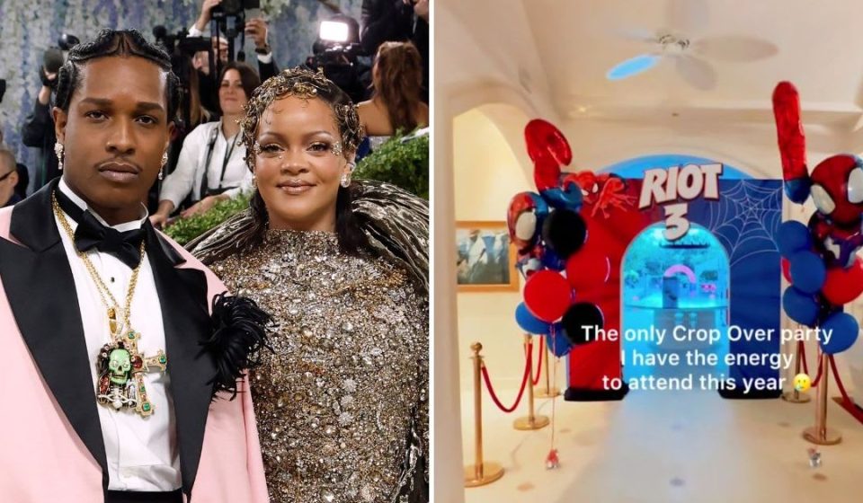 A$AP Rocky and Rihanna organized Spider-Man-themed birthday party to celebrate son Riot's third birthday (Taylor Hill/Getty Images, Nadia King/Instagram)